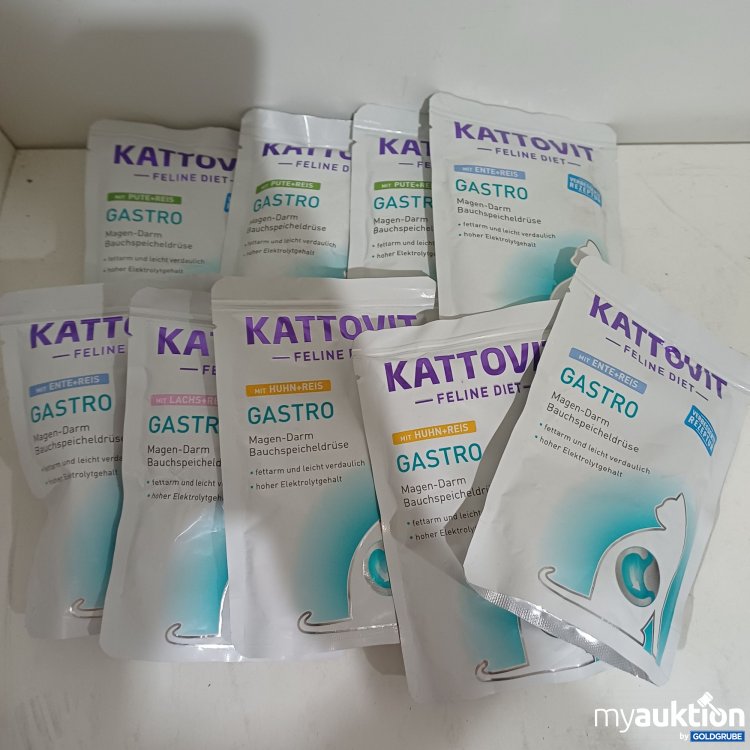Artikel Nr. 985682: Kattovit Feline Diet Gastro, diverse Sorten, 9x85g