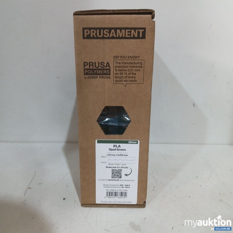 Artikel Nr. 994682 Artikel Nr. 994682: PRUSAMENT PLA Opal Green 1.75 mm ± 0.019 3D Drucker Filament