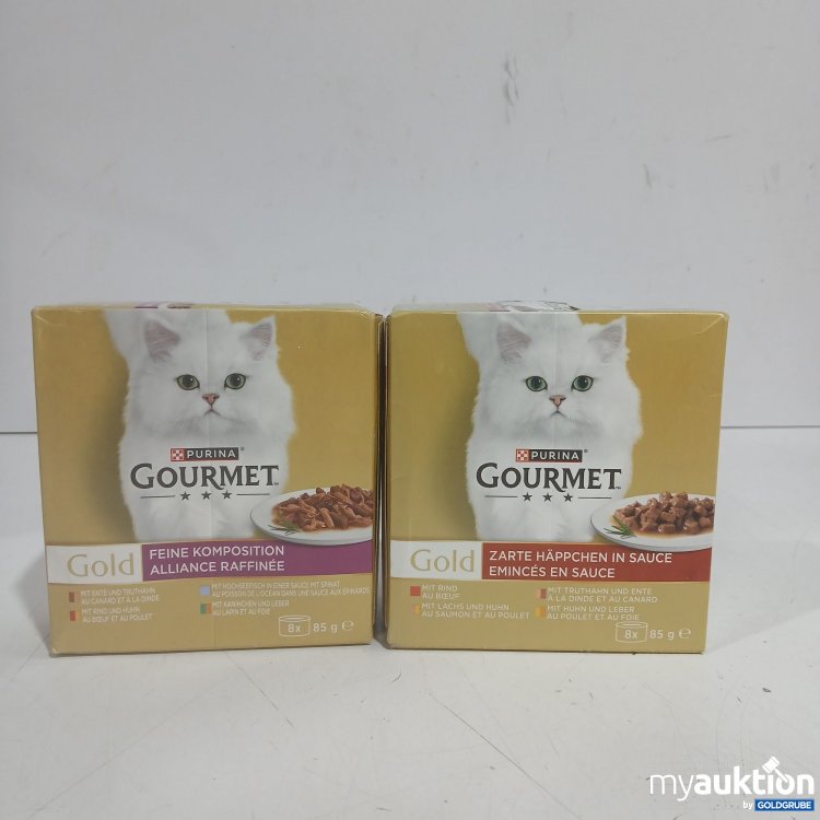 Artikel Nr. 996682: Purina Gourmet Feine Komposition + zarte Häppchen in Sauce je 8x85g 