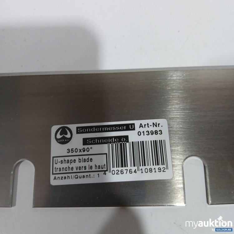 Artikel Nr. 441683: Wolff Sondermesser U 013983 350x90°
