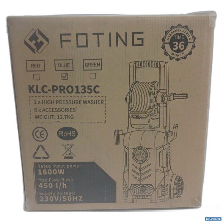 Artikel Nr. 445683 Artikel Nr. 445683: FOTING Hochdruckreiniger KLC-PR0135C Blau