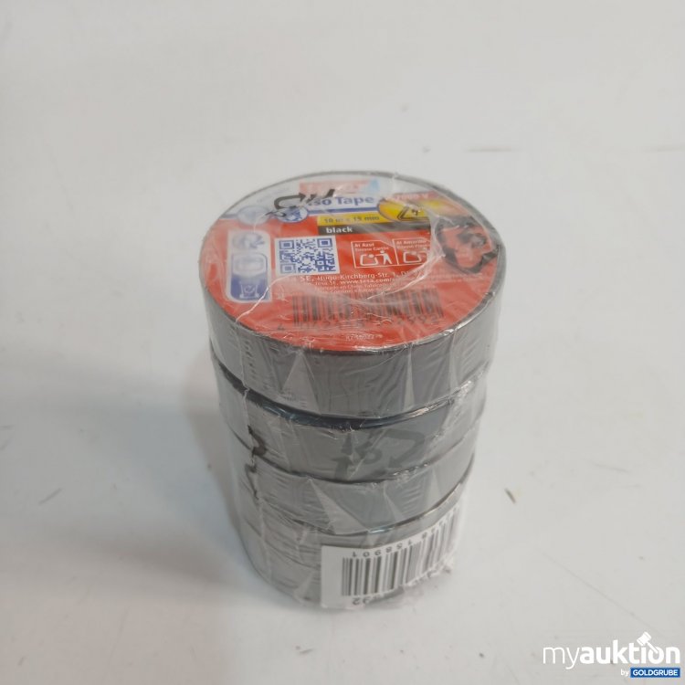 Artikel Nr. 477683: Tesa Iso Tape 10 m x 15 mm schwarz 5Stk
