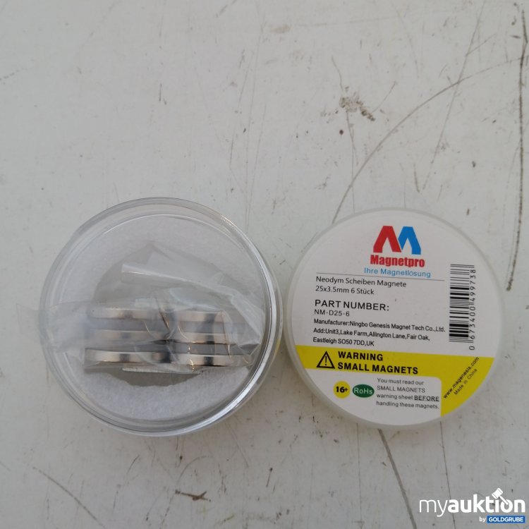 Artikel Nr. 725683: Magnetpro Neodym Scheiben Magnete