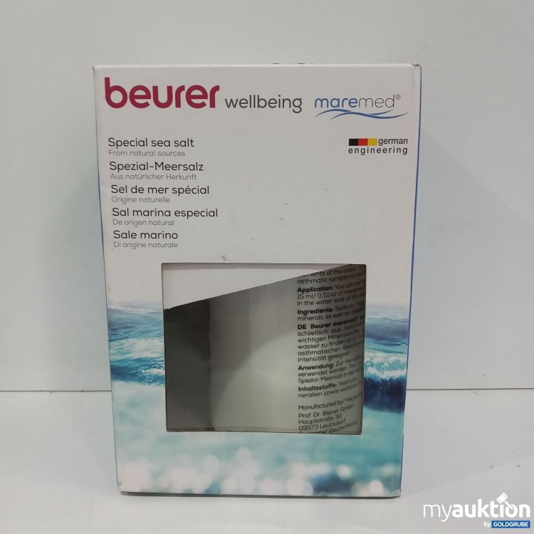 Artikel Nr. 818683 Artikel Nr. 818683: Beurer Wellbeing Maremed Spezial Meersalz MK500
