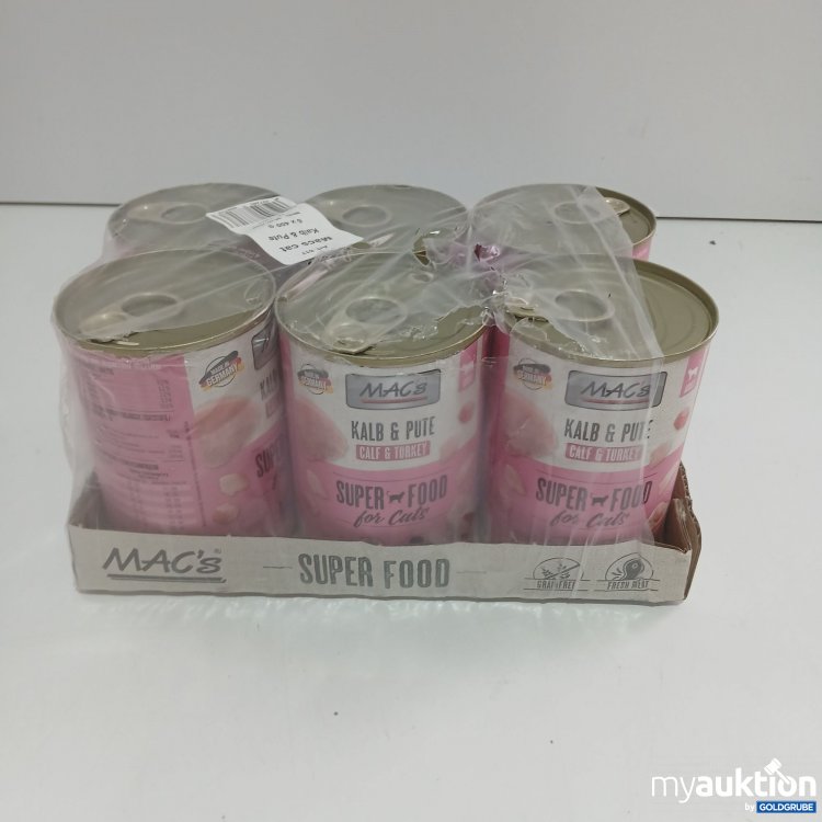 Artikel Nr. 839683 Artikel Nr. 839683: MAC's Katzenfutter 6x400g
