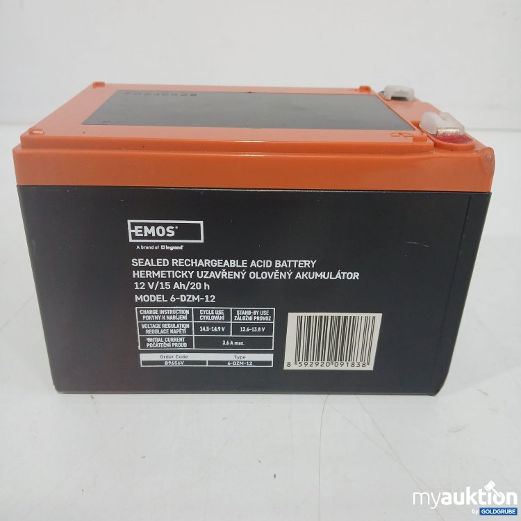 Artikel Nr. 843683 Artikel Nr. 843683: Emos Sealed Rechargeable Acid Battery 12V/15Ah/20h