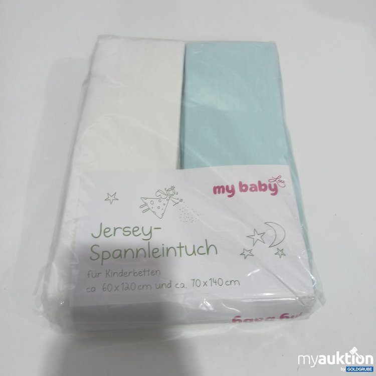 Artikel Nr. 905683 Artikel Nr. 905683: MyBaby Jersey-Spannleintuch für Kinderbetten ca.60x120cm und ca.70x140cm