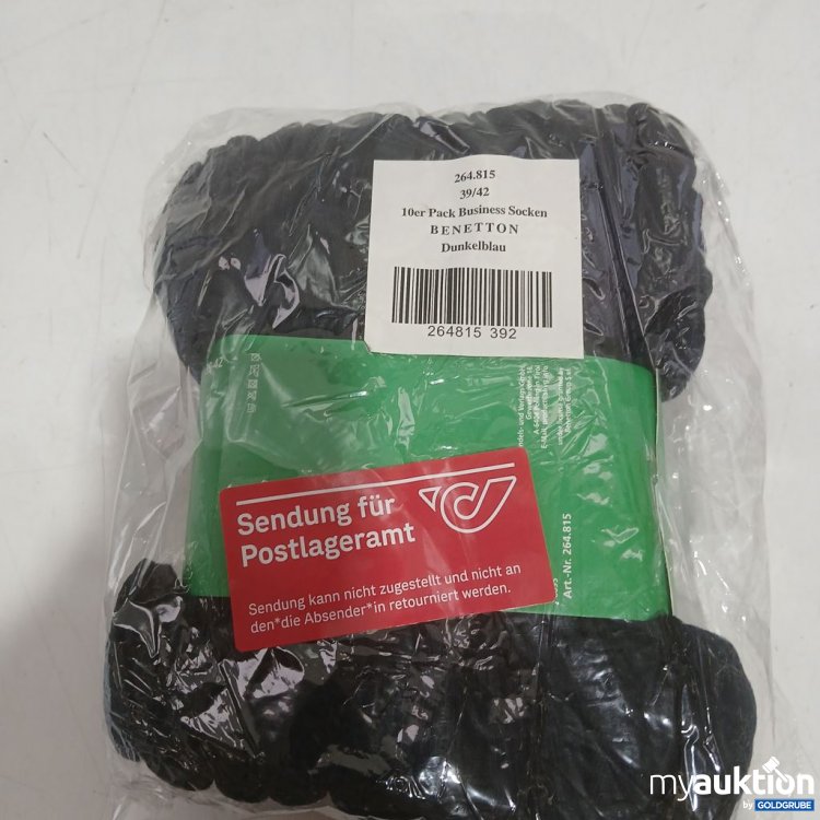 Artikel Nr. 930683 Artikel Nr. 930683: BENETTON Business Socken Dunkelblau 10er Pack