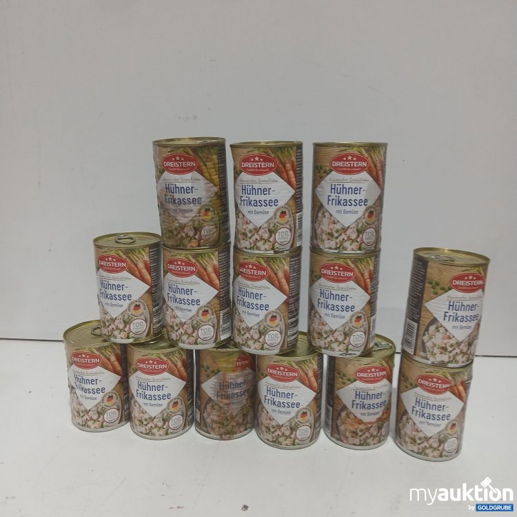 Artikel Nr. 997683 Artikel Nr. 997683: Dreistern Hühner Frikassee mit Gemüse 14x400g