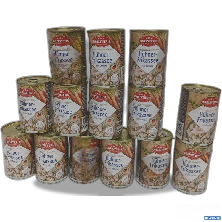 Artikel Nr. 997683 Artikel Nr. 997683: Dreistern Hühner Frikassee mit Gemüse 14x400g