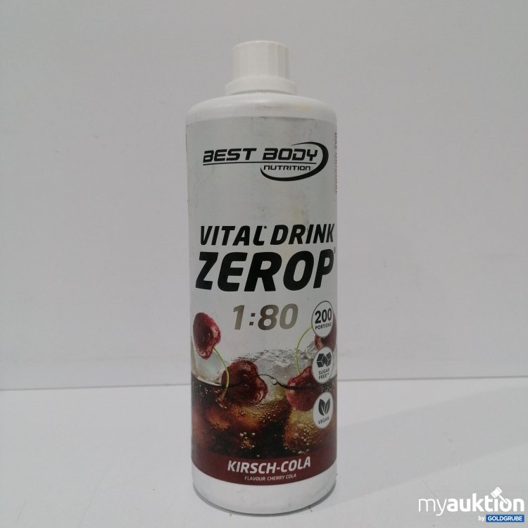 Artikel Nr. 835684 Artikel Nr. 835684: Best Body Vital Drink Zerop Kirsche 1:80 1000ml