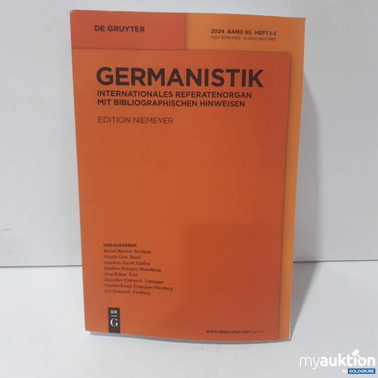 Artikel Nr. 849684 Artikel Nr. 849684: Germanistik Fachzeitschrift