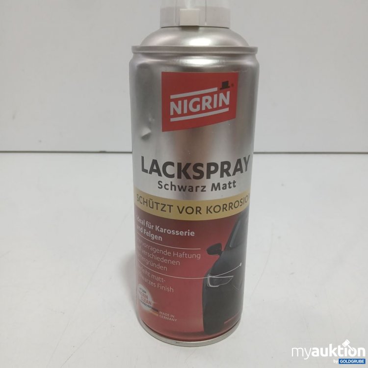 Artikel Nr. 993684 Artikel Nr. 993684: Nigrin Lackspray Schwarz Matt 400ml