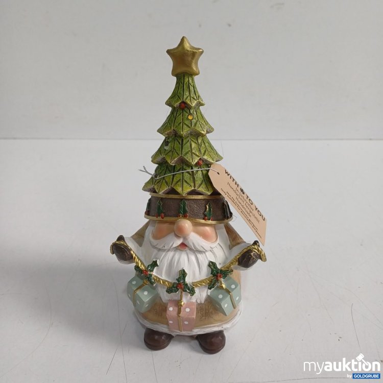 Artikel Nr. 446685 Artikel Nr. 446685: G. Wurm Weihnachtsmann Figur mit Baum 22cm