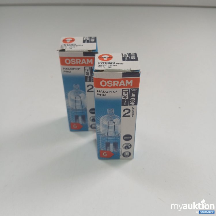 Artikel Nr. 825685: Osram Halopin Pro 35W Backofenlampe G 2 Stück 