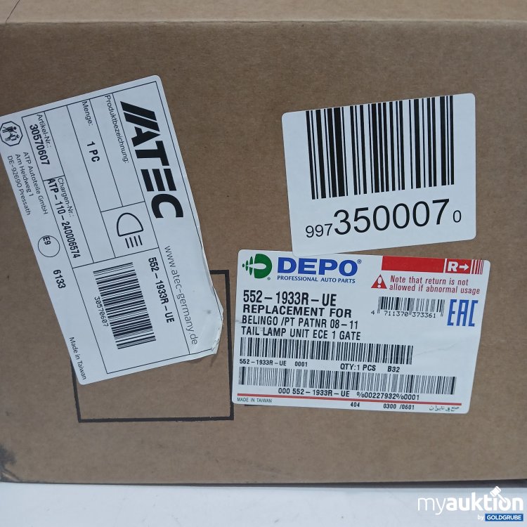 Artikel Nr. 872685 Artikel Nr. 872685: Atec Depo Heckleuchte ATP-110-240006574