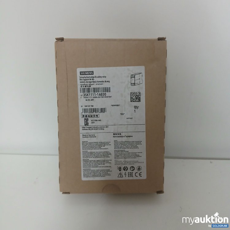 Artikel Nr. 917685 Artikel Nr. 917685: Siemens Sicherheitsschaltgerät 3SK1111-1AB30