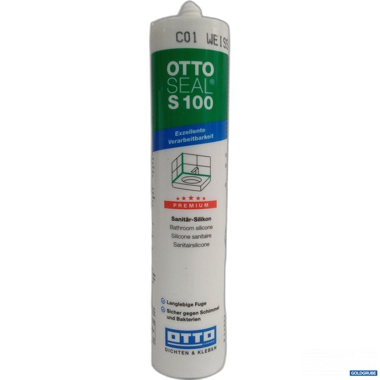 Artikel Nr. 962685: Otto Seal S 100 Sanitär Silikon weiß 300ml 