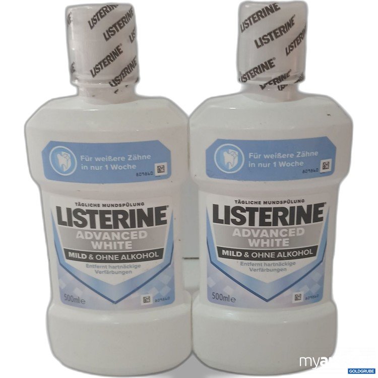 Artikel Nr. 990685 Artikel Nr. 990685: Listerine Advanced White mild ohne Alkohol 500ml 2Stk