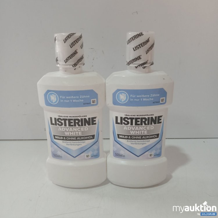 Artikel Nr. 990685 Artikel Nr. 990685: Listerine Advanced White mild ohne Alkohol 500ml 2Stk