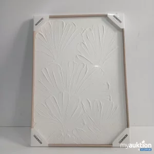 Auktion Reinders Wandbild mit Blumenrelief ca. 70x50cm