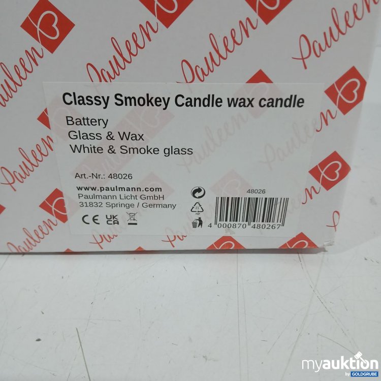 Artikel Nr. 447686 Artikel Nr. 447686: Paulheen Classy Smokey Candle wax Battery