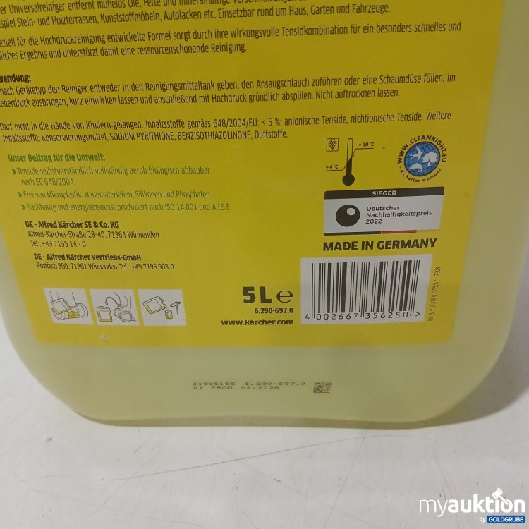 Artikel Nr. 471686 Artikel Nr. 471686: Kärcher Universal Reiniger 5 L