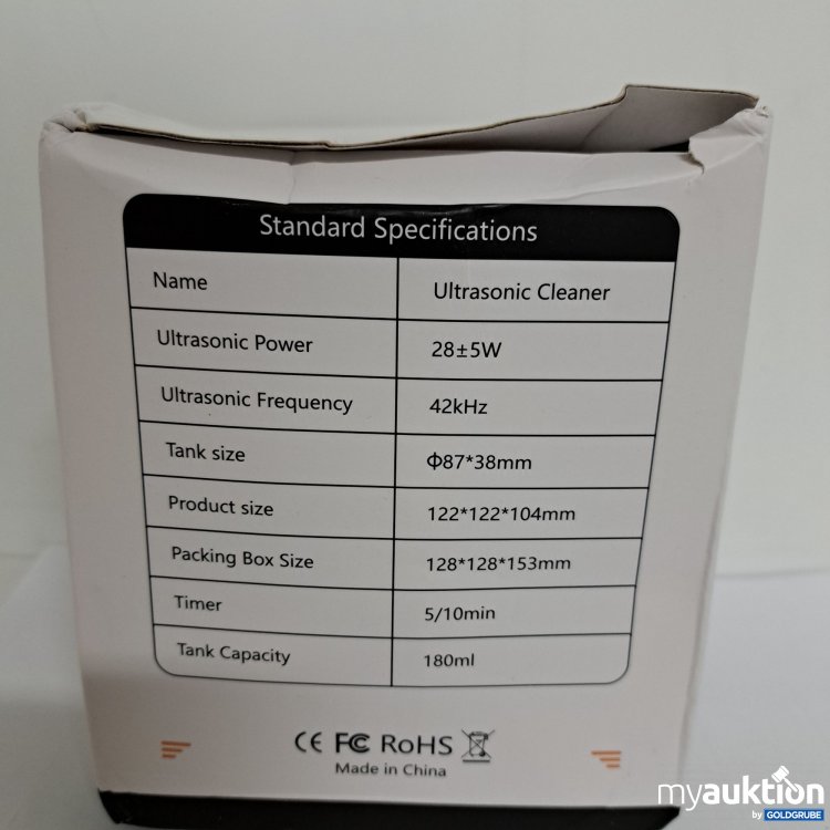 Artikel Nr. 817686 Artikel Nr. 817686: Ultrasonic Cleaner 42000Hz