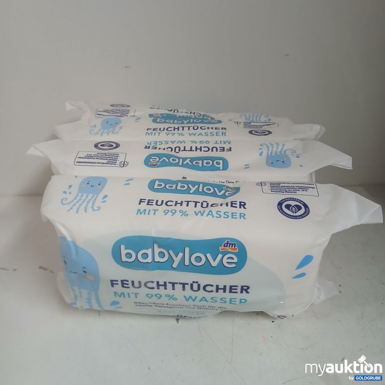 Artikel Nr. 877686 Artikel Nr. 877686: Babylove Feuchttücher 4er Pack x80 Tücher