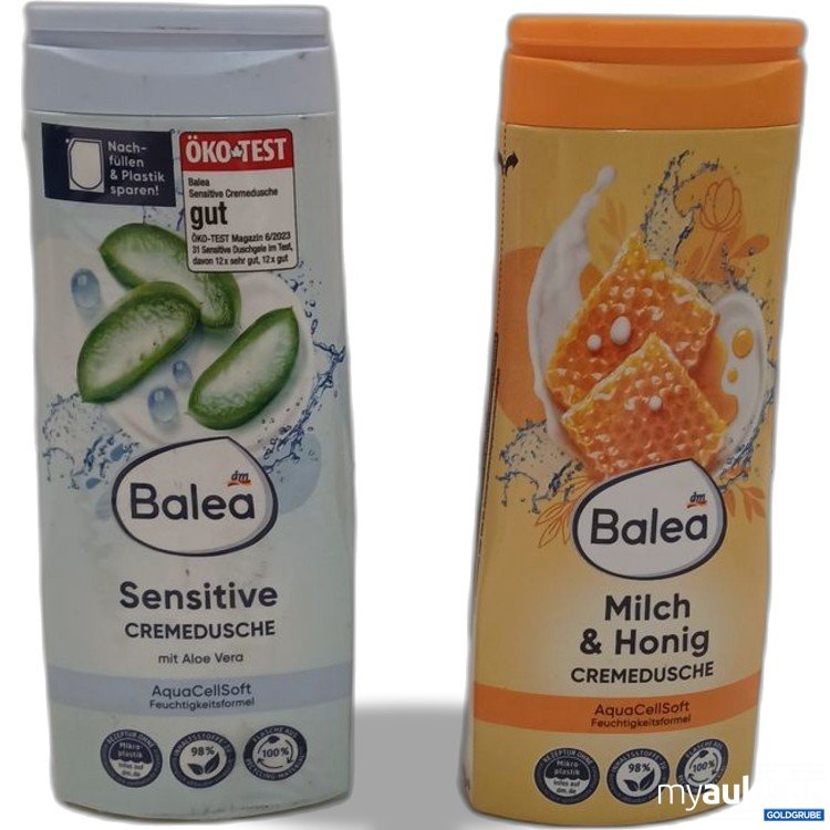 Artikel Nr. 953686: Balea Sensitive Cremedusche und Honig cremedusche 
2x 300ml