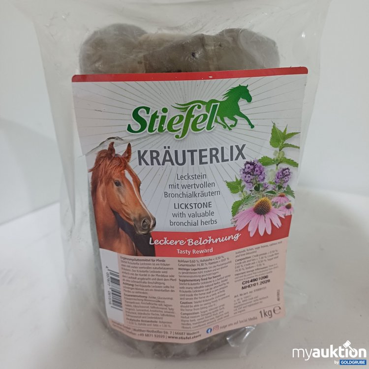 Artikel Nr. 985686 Artikel Nr. 985686: Stiefel Kräuterlix Leckstein für Pferde, 1kg