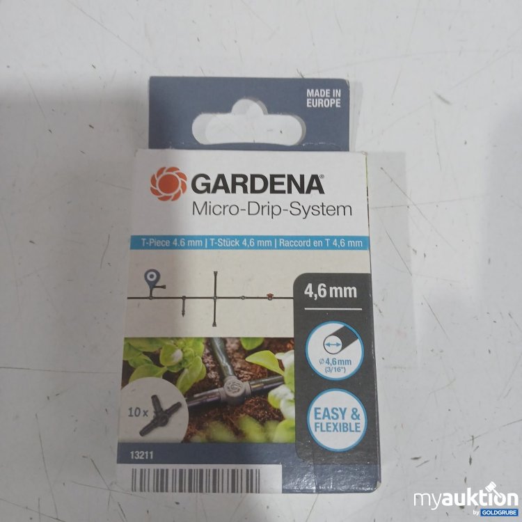Artikel Nr. 445687: Gardena Micro-Drip-System T-Stück 4,6 mm