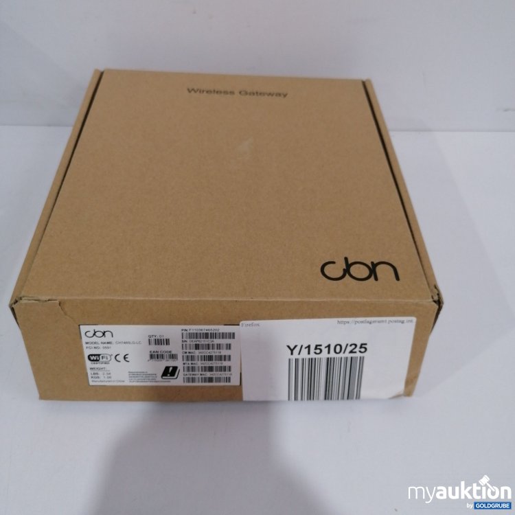 Artikel Nr. 847687 Artikel Nr. 847687: CBN Wireless Gateway CH7465LG-LC