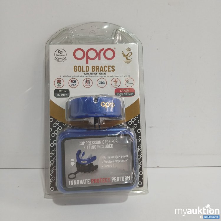 Artikel Nr. 855687 Artikel Nr. 855687: Opro Gold Braces Ultra fit Mouthguard