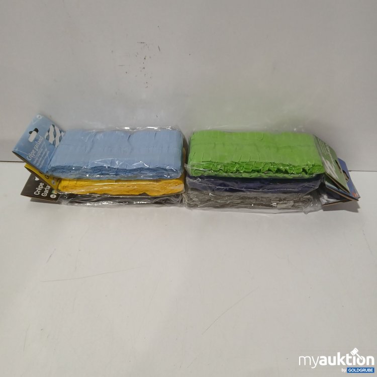 Artikel Nr. 929687: Kreppgirlande diverse Farben 6×6m