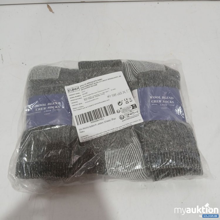 Artikel Nr. 930687 Artikel Nr. 930687: EUREX Wool Blend Crew Socks 3 Pack Grau Unisex
