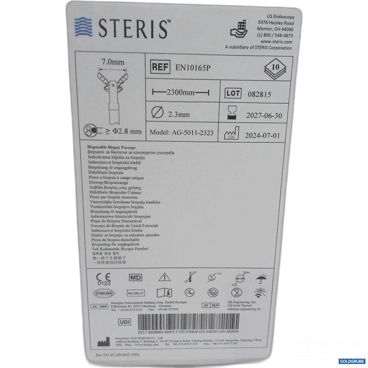 Artikel Nr. 951687: Steris Diposable Biopsy Forceps AG-5011-2323 