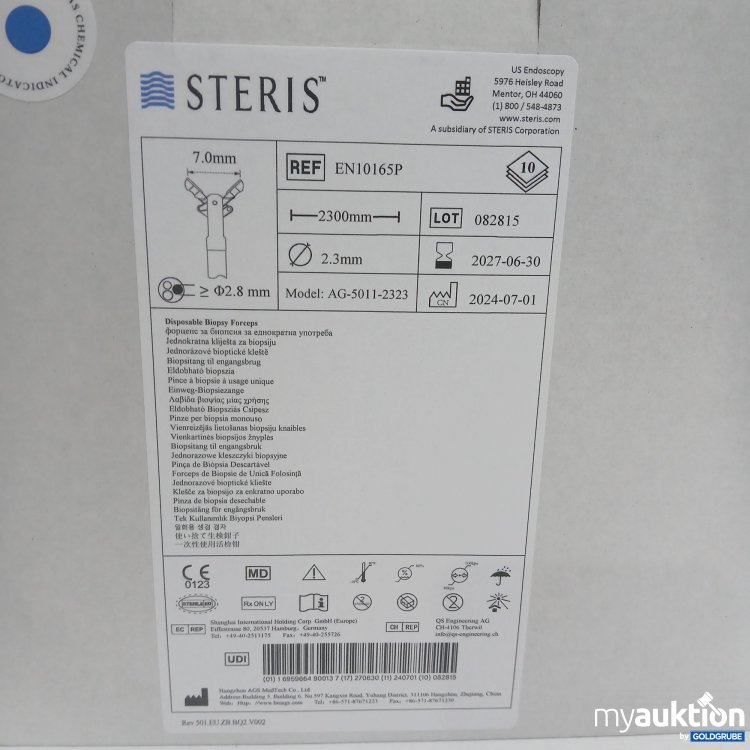 Artikel Nr. 951687: Steris Diposable Biopsy Forceps AG-5011-2323 