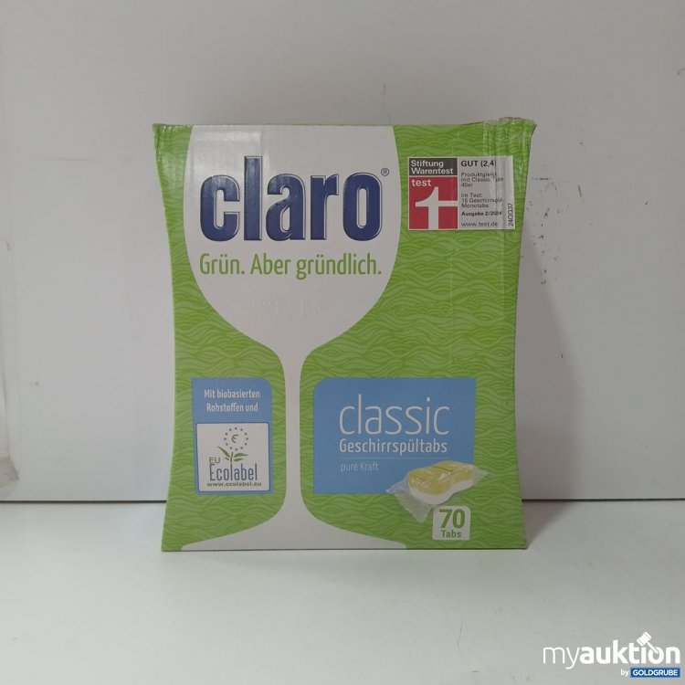 Artikel Nr. 978687: claro Geschirrspültabs classic 1,12Kg