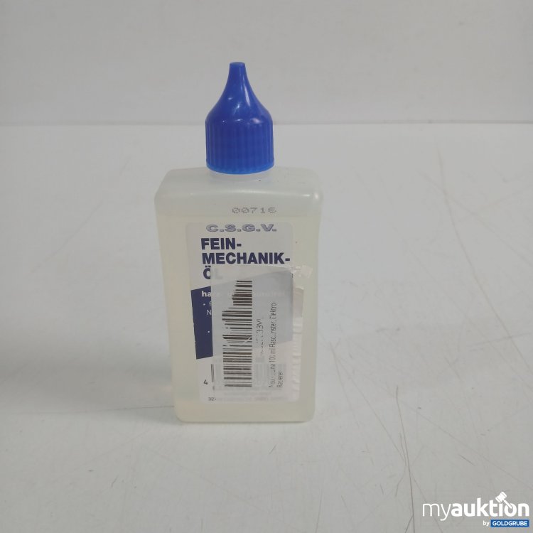Artikel Nr. 984687 Artikel Nr. 984687: C.S.G.V. Fein-Mechanik-Öl 100ml