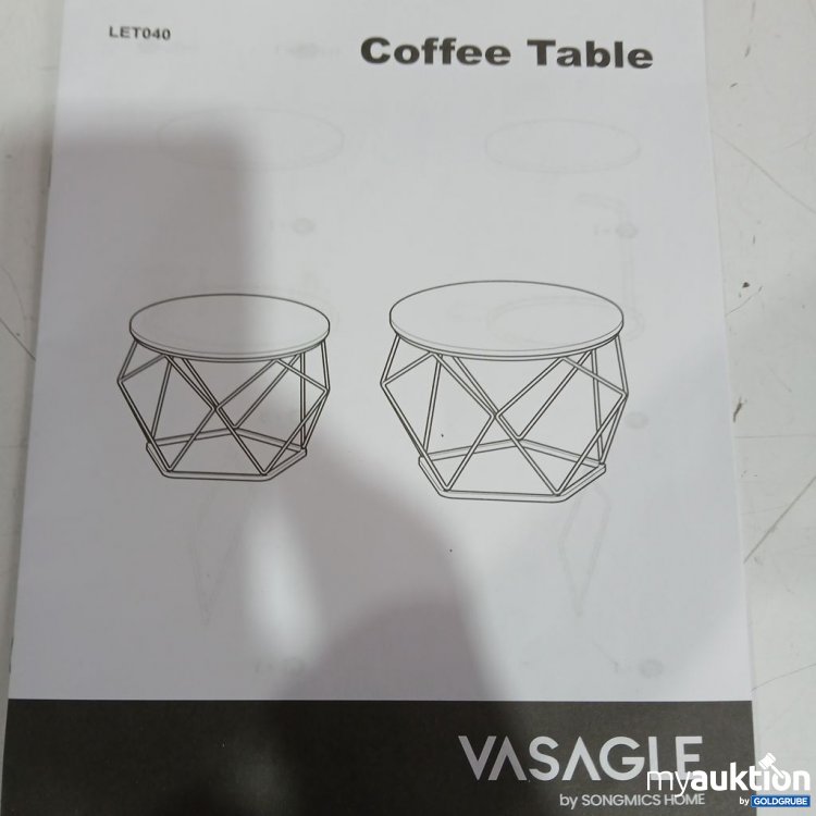 Artikel Nr. 447688: VASAGLE Couchtisch rund LET040