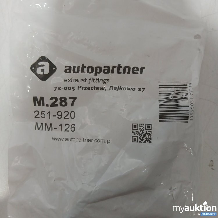 Artikel Nr. 448688 Artikel Nr. 448688: autopartner M.287 Auspuffschelle 251-920 MM-126