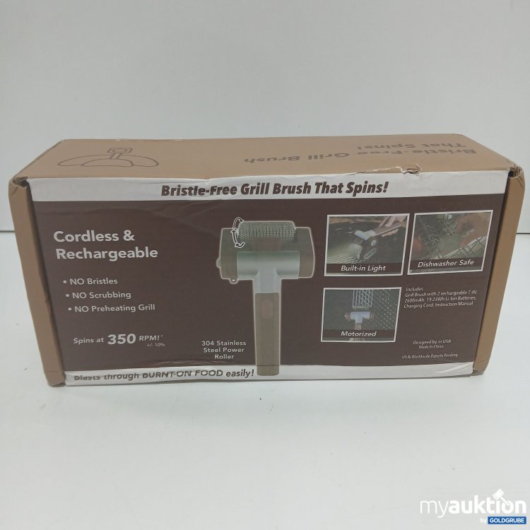 Artikel Nr. 522688 Artikel Nr. 522688: Bristle-Free Grill Brush Cordless & Rechargeable