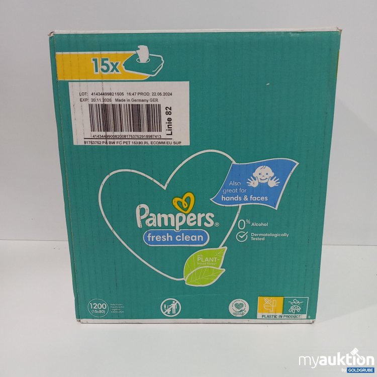 Artikel Nr. 781688 Artikel Nr. 781688: Pampers Fresh and Clean 15 Packungen