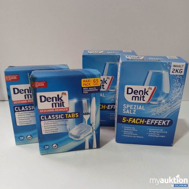 Artikel Nr. 850688: Denk mit Geschierr Reiniger Tabs 2x65stk & Spezial Salz 2x2kg 