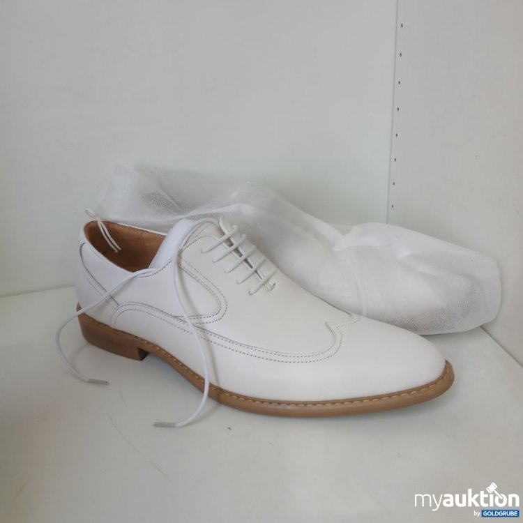 Artikel Nr. 983688: Aston M. Jazz Weißer Leder-Schnürschuh
