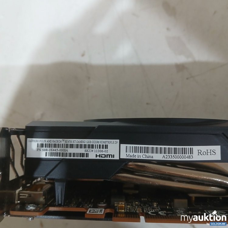Artikel Nr. 994688 Artikel Nr. 994688: SAPPHIRE PULSE RADEON RX 6700 XT GAMING Computer Zubehör
