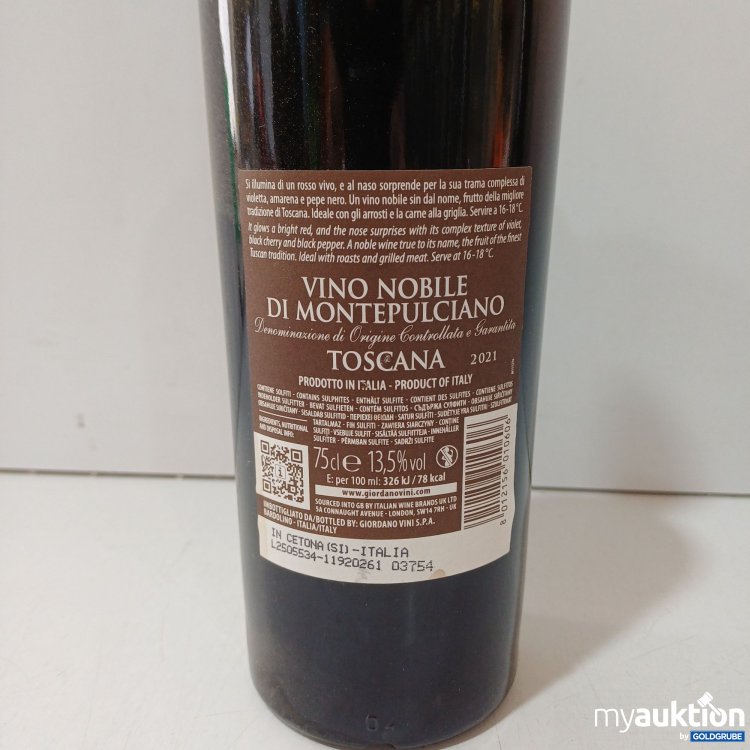 Artikel Nr. 995688 Artikel Nr. 995688: Giordano Sel Va To Vino Nobile Di Montepulciano Toscana 750ml