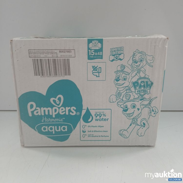 Artikel Nr. 461689: Pampers Harmonie Aqua 15x48 Baby Wipes
