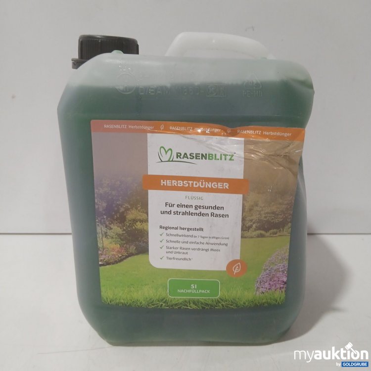 Artikel Nr. 471689 Artikel Nr. 471689: Rasenblitz Herbstdünger flüssig
5 L Nachfüllpack